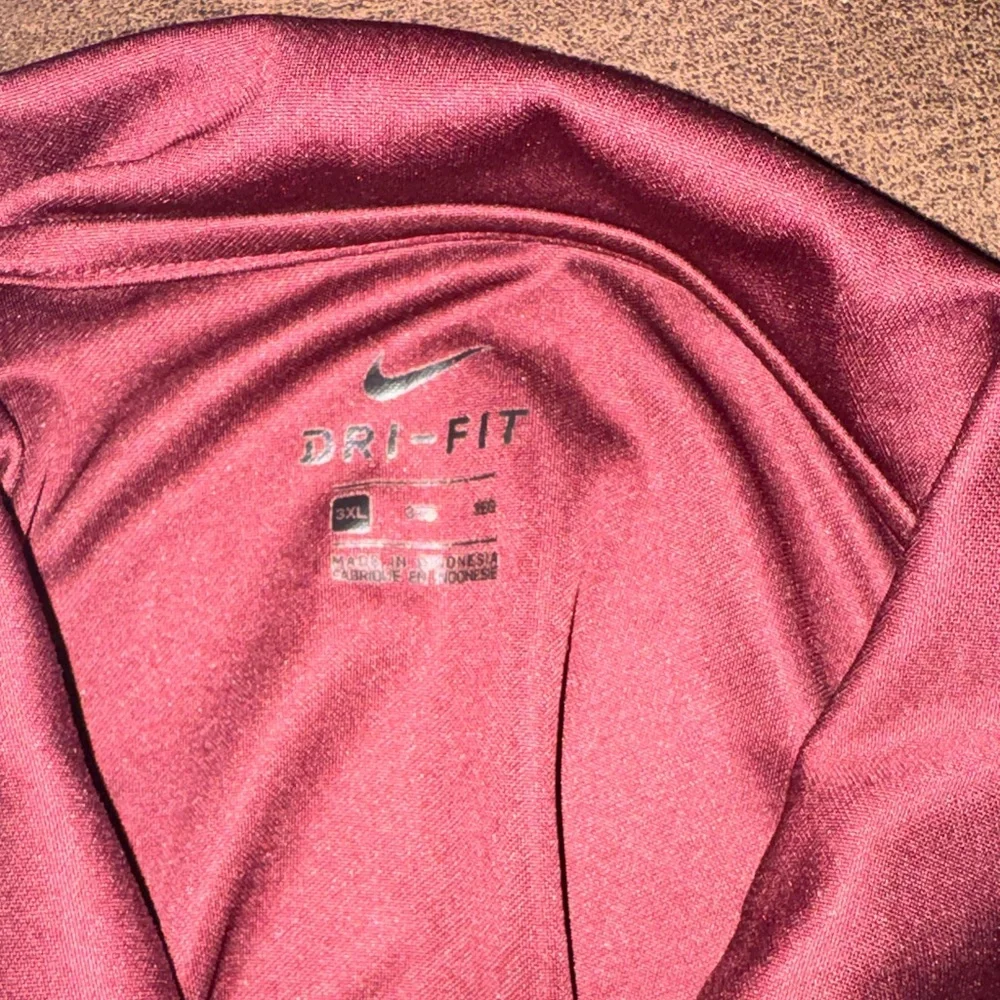 Nike Men's Burgundy Polo‎ Shirt size 3XL